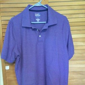 Croft & Barrow Easy Care Polo shirt Purple Large